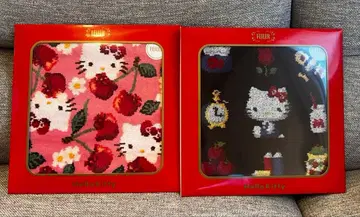 [ 미사용 새상품 ] FEILER 헬로키티 손수건 세트