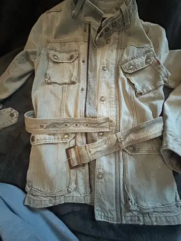 HYSTERIC Glamour 데님 자켓 허리 벨트 포함