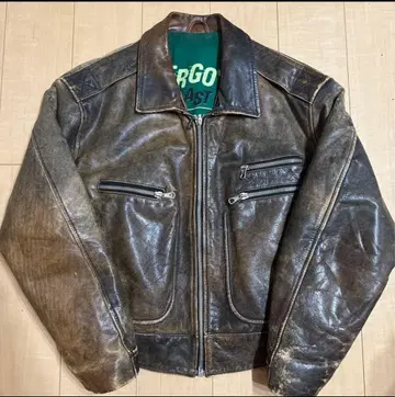 빈티지 가죽 재킷