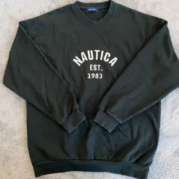 노티카 NAUTICA 아치 로고 크루넥 맨투맨 L