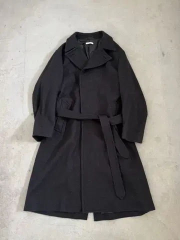 WYM SMOOTH HERRINGBONE MAXI OVER COAT