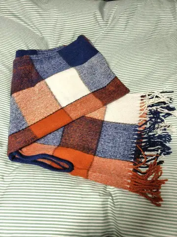 studio CLIP 체크 무늬 스톨/숄