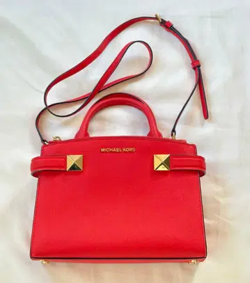 MICHAEL KORS 레드 핸드백