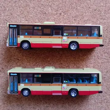버스 컬렉션 가나가와 중앙교통 히노 블루리본 시티 2대 세트