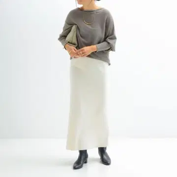 Demi-Luxe BEAMS 심플 타이트 니트 스커트 .M 38