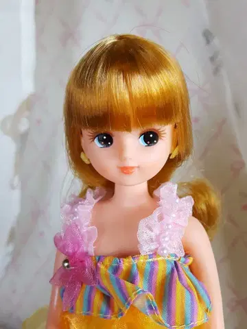 엔젤 리카짱 선 없음 타카라 리카짱 인형 금발