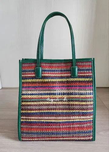 아그네스 b. agnes b. 미니 토트백 라피아