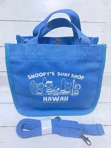 미사용 새상품 스누피 서프샵 토트백 숄더 포함