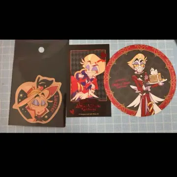 해즈빈 호텔 루시퍼 3세트 카드 코스터 스티커