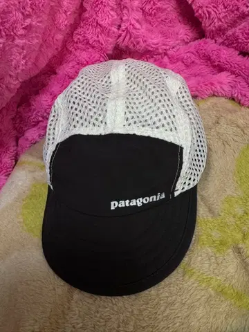 patagonia 덕빌 캡 블랙/화이트