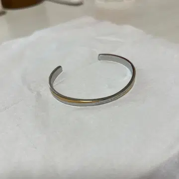 THE KISS 실버 골드 뱅글