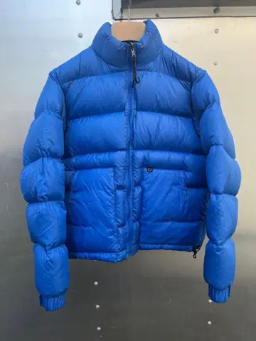 C7 CAMP 7 다운 자켓 M 파랑 90s