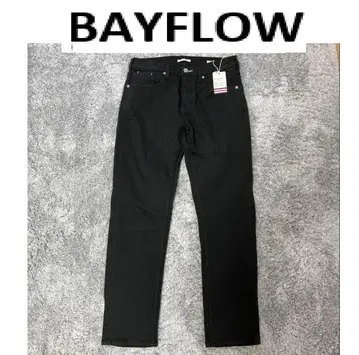 [ 001 ] 새상품 BAYFLOW 블랙 데님 스키니 팬츠