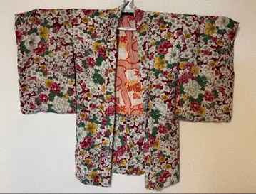 앤티크 긴 겉옷 다이쇼 로망 꽃무늬