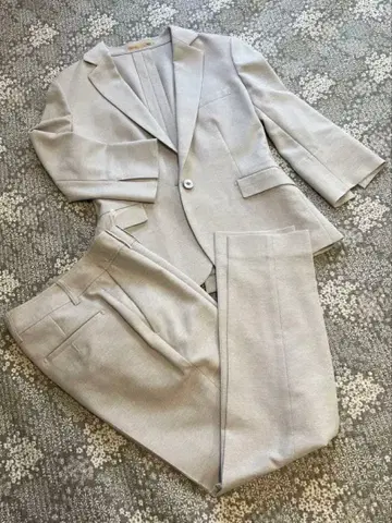 썸머 팬츠 수트 그레이지