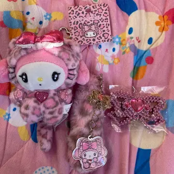 산리오 갸루 고양이 마이멜로디 3종