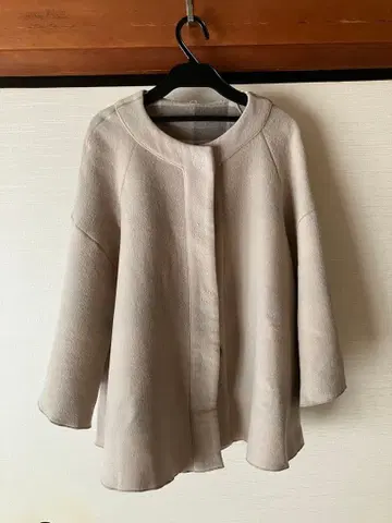 UNTITLED 언타이틀 울 코트 리버서블 (베이지 체크)