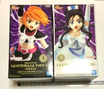 [빛의 전사 프리큐어] 프라이스 피규어 블랙 화이트 세트