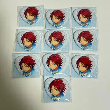 미개봉 새상품 앙스타 중국 한정판 서약 하트 캔뱃지 마오 10개