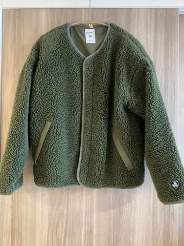 오르치발 울 보아 노카라 블루종 다크 올리브 1