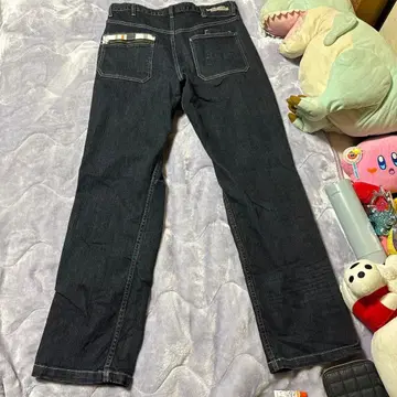 RAGE FACE 다크 블루 스트레이트 데님