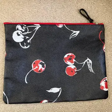 tamami watanabe 체리 프린트 파우치