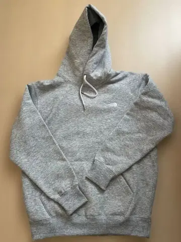 THE NORTH FACE 그레이 후드 부착 후드티 S