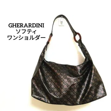 GHERARDINI 다크 브라운 숄더백