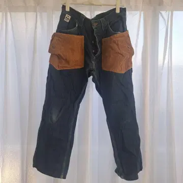 CHUMS 포켓 부착 데님 팬츠 M 사이즈