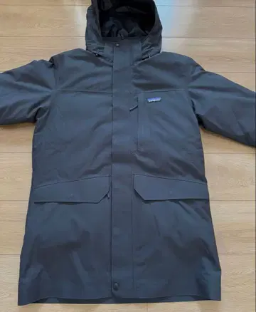 [ 거의 미사용 ] Patagonia 토레스 쓰리 인 원 후드티 블랙 S