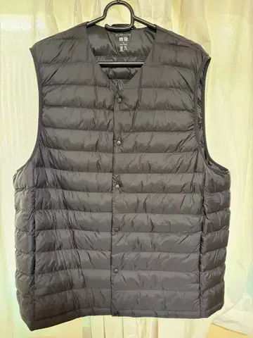 UNIQLO PUFFTECH 다운 베스트 XL 블랙