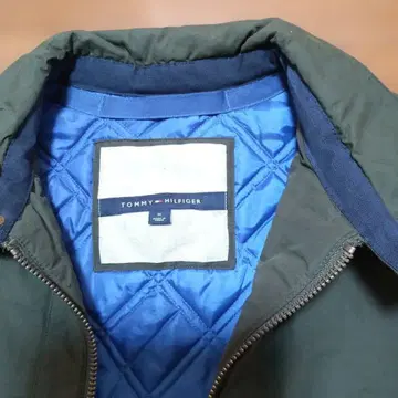 TOMMY HILFIGER M 다운 자켓 카키 미니