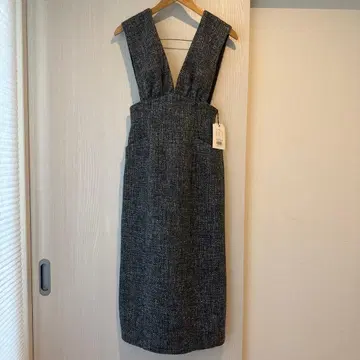 [ S ] 미사용 마이 스트라다 하이웨스트 점프 스커트 라메 트위드