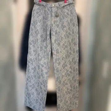 FOREVER 21 레이스 와이드 팬츠