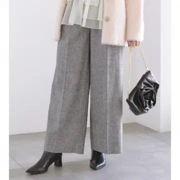 Te chichi 트위드 와이드 팬츠