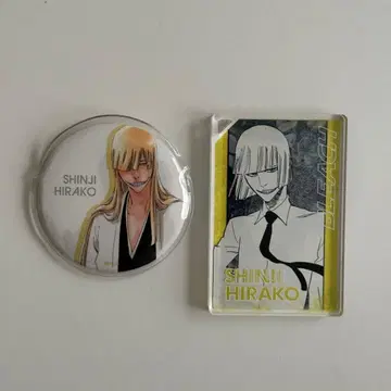 히라코 신지 캔뱃지 아크릴 블록 원작