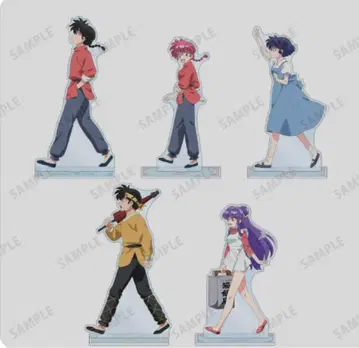 란마 1/2 계절의 발걸음 ver 특대형 아크릴 스탠드 5체 세트