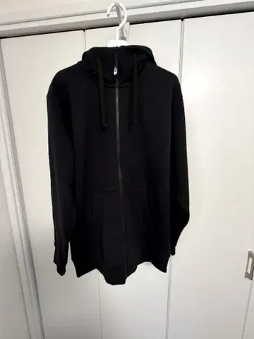 THE NORTH FACE 블랙 집업 후드티 리어뷰