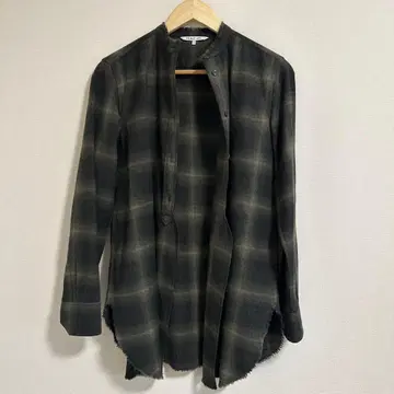 띠어리 체크 셔츠 긴팔