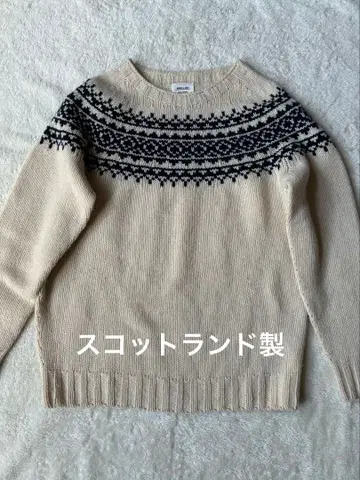 새상품급 Morris & Sons 울 스웨터 페어아일 스코틀랜드제