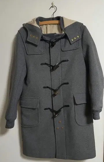 SCYEBASICS 리브 부착 더플 코트