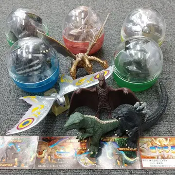 고질라 5 HG 시리즈 [BANDAI:가샤폰] 5종 세트