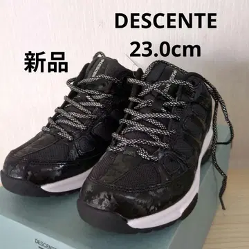 [새상품] DESCENTE/데상트 피트니스 신발 블랙 23cm