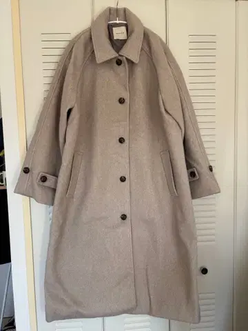 FREAK'S STORE 스텐카라 코트 비버 롱 코트 베이지