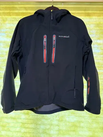 mont-bell 파우더 셰드 후드티 여성용 L 사이즈 블랙