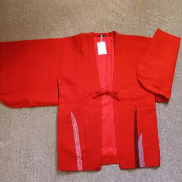 빨간색 100% 울 겉옷 사이즈 72cm