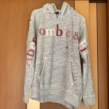 Abercrombie & Fitch 그레이 후드티 S 아바클로
