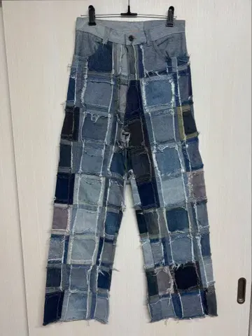 juemi 리메이크 데님 패치워크 데님 26인치