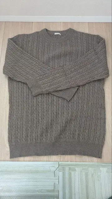 니트 스웨터 3종 세트 브라운 베이지 그레이