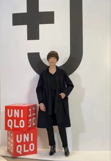 UNIQLO +J 블랙 코트 S 사이즈
